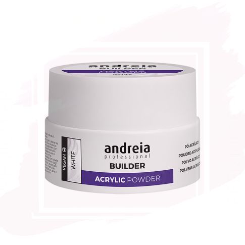 Andreia Professional Builder Acrylic Powder Polvos Acrilicos Construcción Uñas White 20 g