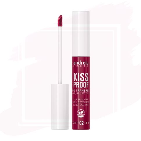 Andreia Kiss Proof 03 Deep Magenta Lipstick Pintalabios Matte de Larga Duración 8 ml