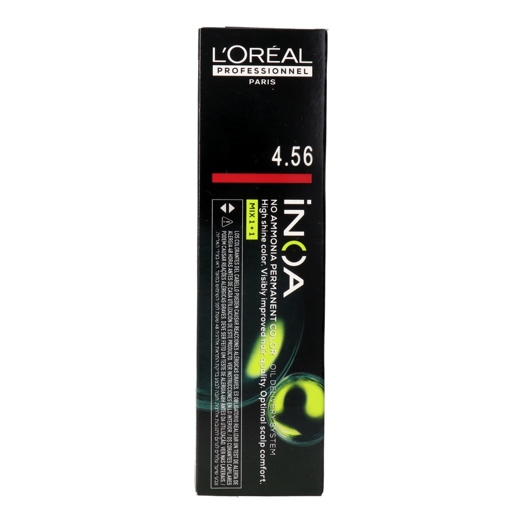 L'Oréal Inoa Tinte Sin Amoníaco 4.56 - Castaño Caoba Rojizo 60 ml