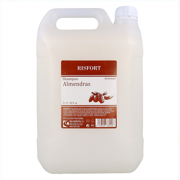 Risfort Champú Nutritivo con Leche de Almendras Garrafa 5000 ml