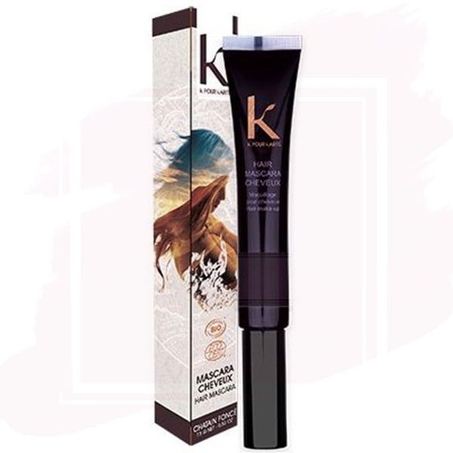 Karité Hair Mascara Cubrecanas y Raíces 15 gr nº3 Castaño Oscuro