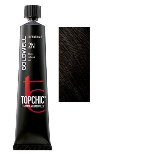 Goldwell Topchic Tinte en Tubo 2N - Negro 60 ml