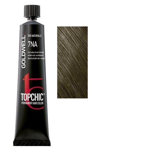 Goldwell Topchic Tinte en Tubo 7NA - Rubio Ceniza Natural Medio 60 ml