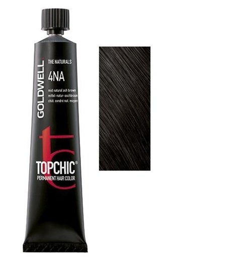 Goldwell Topchic Tinte en Tubo 4NA - Castaño Ceniza Natural Medio 60 ml