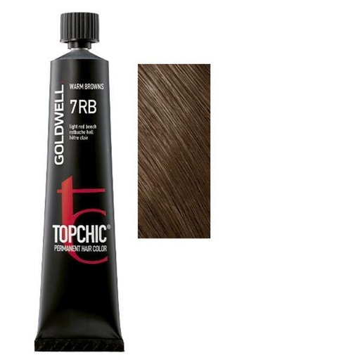 Goldwell Topchic Tinte en Tubo 7RB - Haya Claro 60 ml