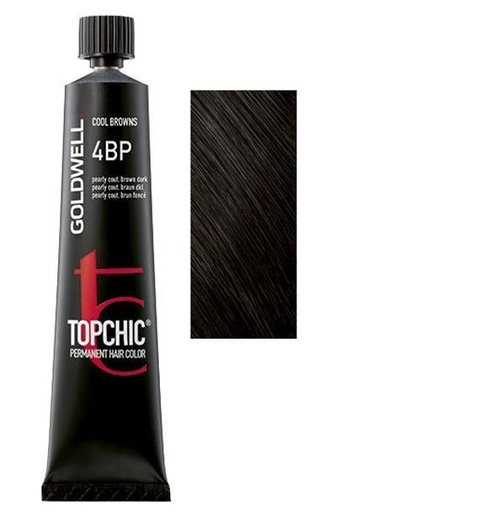 Goldwell Topchic Tinte en Tubo 4BP - Pearly Couture Castaño Oscuro 60 ml