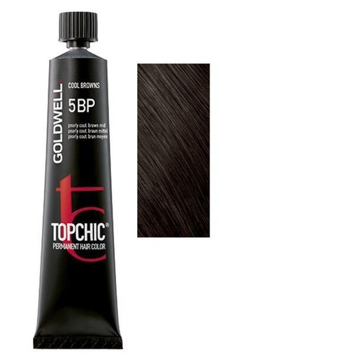 Goldwell Topchic Tinte en Tubo 5BP - Pearly Couture Castaño Medio 60 ml