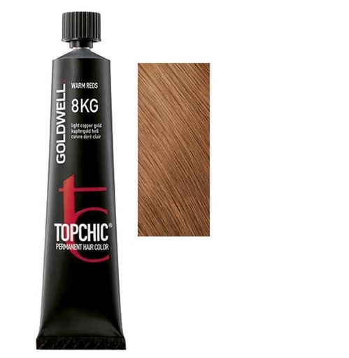 Goldwell Topchic Tinte en Tubo 8KG - Cobre Dorado Claro 60 ml