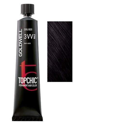 Goldwell Topchic Tinte en Tubo 3VV - MAX Violeta Oscuro 60 ml