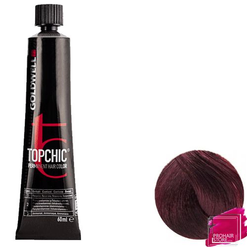 OUTLET Goldwell Topchic Tinte en Tubo 5RS - Rojo plateado ennegrecido 60 ml**