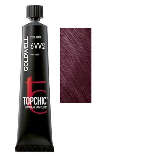 Goldwell Topchic Tinte en Tubo 6VV - MAX Violeta Vívaz 60 ml