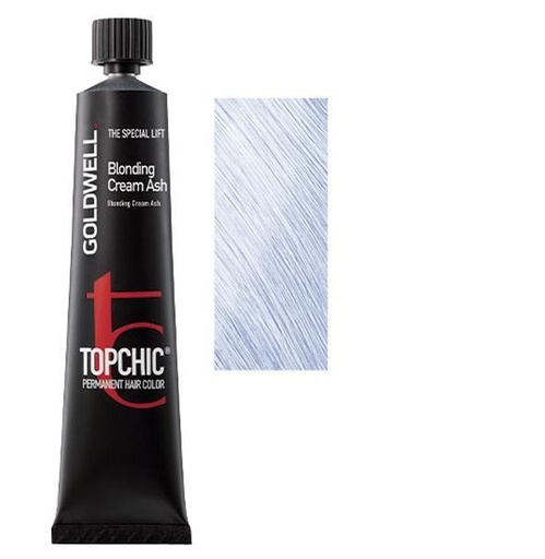 Goldwell Topchic Tinte en Tubo Blonding Cream Ash - Rubio Crema Ceniza 60 ml