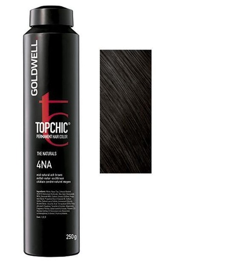 Goldwell Topchic Tinte en Depósito 4NA - Castaño Ceniza Natural Medio 250 ml