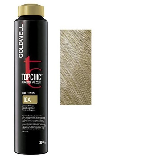 Goldwell Topchic Tinte en Depósito 10A - Rubio Ceniza Pastel 250 ml