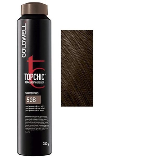 Goldwell Topchic Tinte en Depósito 5GB - Castaño Claro Dorado Marrón 250 ml