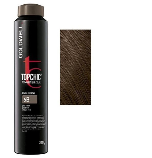 Goldwell Topchic Tinte en Depósito 6B - Castaño Dorado 250 ml