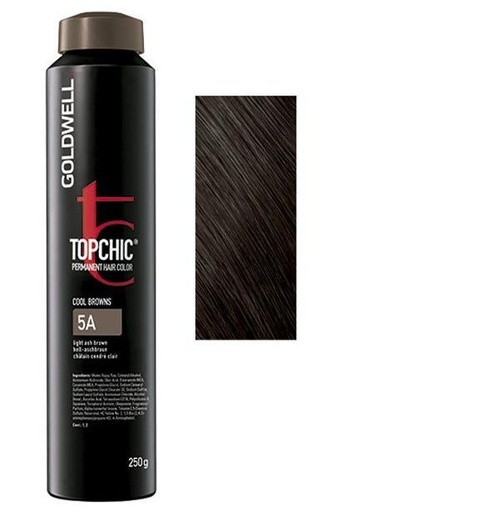 Goldwell Topchic Tinte en Depósito 5A - Castaño Ceniza Claro 250 ml