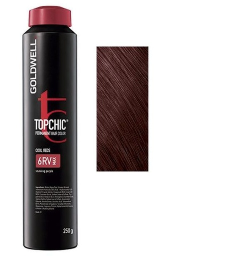 Goldwell Topchic Tinte en Depósito 6RV - MAX Púrpura Impactante 250 ml