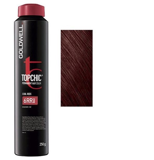 Goldwell Topchic Tinte en Depósito 6RR - MAX Rojo Dramático 250 ml