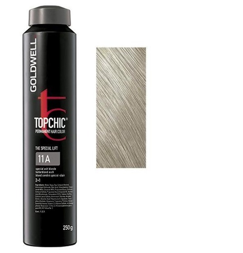 Goldwell Topchic Tinte en Depósito 11A - Rubio Más Claro Ceniza 250 ml