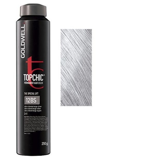 Goldwell Topchic Tinte en Depósito 12BS - Rubio Ultra Claro Beige Plata 250 ml