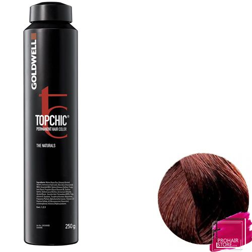 OUTLET Goldwell Topchic Tinte en Depósito 7N@RR - Rubio Medio Rojo Intenso 250 ml**