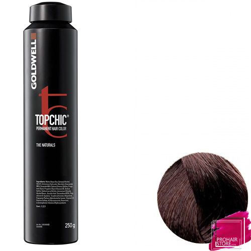 OUTLET Goldwell Topchic Tinte en Depósito 5N@RR - Castaño Claro Rojo Intenso 250 ml**