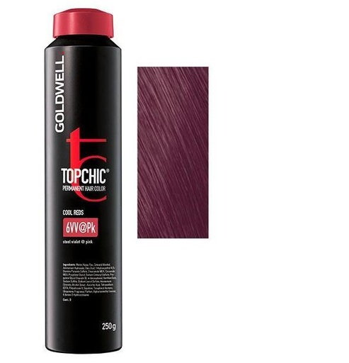 Goldwell Topchic Tinte en Depósito 6VV@Pk - Violeta Intenso Rosado 250 ml