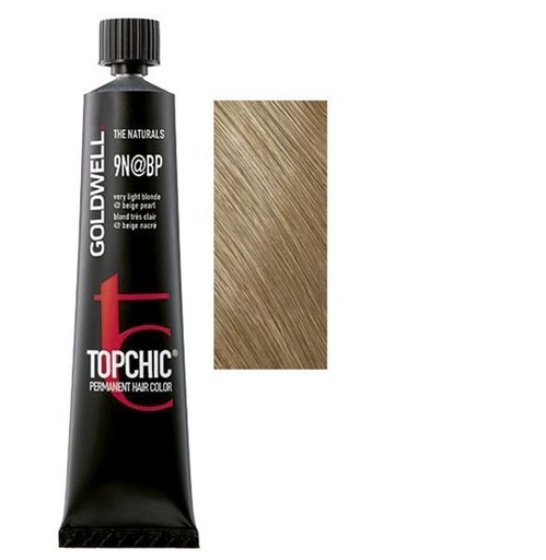 Goldwell Topchic Tinte en Tubo 9N@BP - Rubio Muy Claro Beige Perlado 60 ml