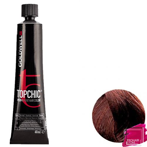 OUTLET Goldwell Topchic Tinte en Tubo 7N@RR - Rubio Medio Rojo Intenso 60 ml**