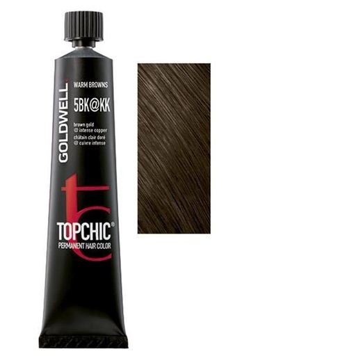 OUTLET Goldwell Topchic Tinte en Tubo 5BG@KK - Castaño Claro Marrón Dorado Cobre Intenso 60 ml**