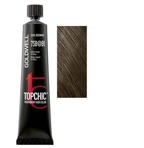 Goldwell Topchic Tinte en Tubo 7SB@Bl - Beige Irisé Azul 60 ml