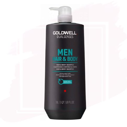 Goldwell Dualsenses Men Hair & Body Champú para Cabello y Cuerpo 1000 ml