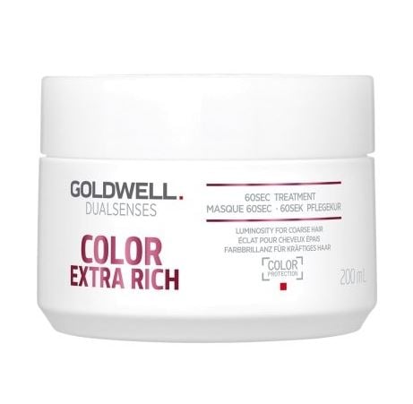 Goldwell Dualsenses Color Brilliance Extra Rich 60sec Treatment Mascarilla Iluminadora para Cabello Grueso 200 ml