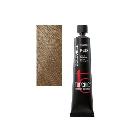 Goldwell Topchic Tinte en Tubo 8N@BS - Rubio Claro Beige Plateado 60 ml