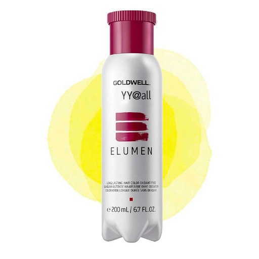 Goldwell Elumen Tinte Permanente - YY@All Amarillo Intenso Fantasía 200 ml