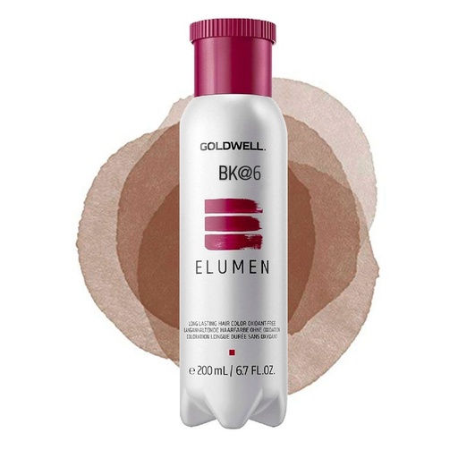 Goldwell Elumen Tinte Permanente - BK@6 Marrón Cobrizo 200 ml