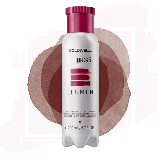 Goldwell Elumen Tinte Permanente - BR@6 Marrón Rojizo 200 ml