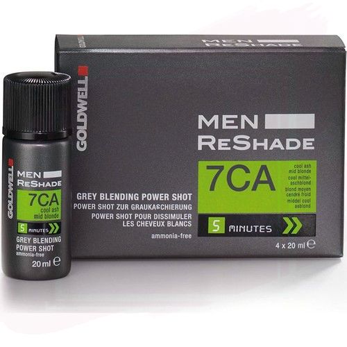 Goldwell Men Reshade Tinte 7CA - Ceniza fría rubio medio 4x20 ml