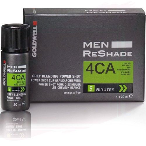 Goldwell Men Reshade Tinte 4CA - Ceniza fría marrón medio 4x20 ml