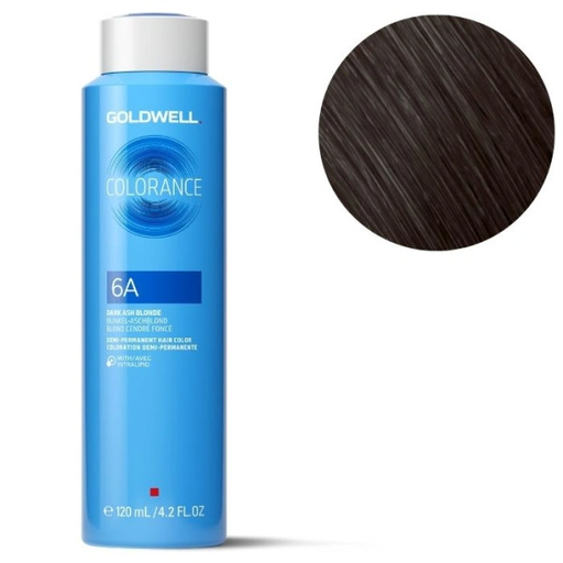 Goldwell Colorance Depósito Tinte 6A - Rubio Ceniza Oscuro 120 ml