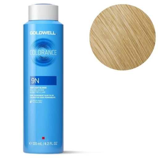 Goldwell Colorance Depósito Tinte 9N - Rubio Muy Claro 120 ml