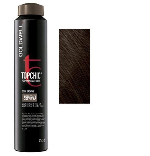 OUTLET Goldwell Topchic Tinte en Depósito 6BP@VA - Castaño Perlado Violeta Ceniza 250 ml**