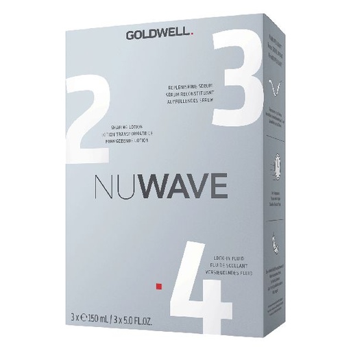 OUTLET Goldwell Nuwave 2+3+4 Kit de Moldeado Semi Permanente 3x150 ml**