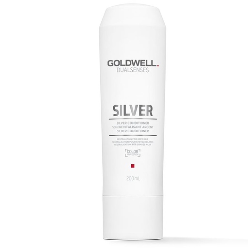 Goldwell Dualsenses Silver Acondicionador Neutralizante para Cabellos Grises o Blancos 200 ml