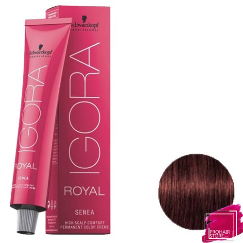 OUTLET Schwarzkopf Igora Royal Senea Tinte 5-86 - Castaño Claro Rojo Marrón 60 ml**