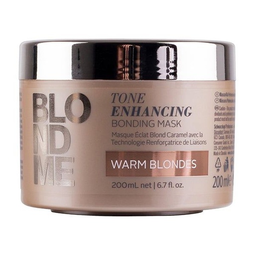 OUTLET Schwarzkopf BlondMe Tone Enhancing Mascarilla para Rubios Cálidos 200 ml**