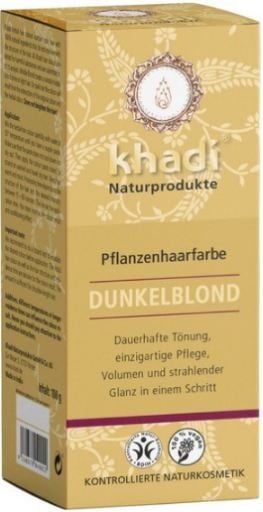 Khadi Tinte Vegetal Dark Blonde - Rubio Oscuro / Ceniza 100 g