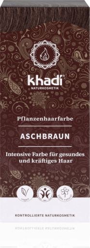 Khadi Tinte Vegetal Ash Brown - Castaño Ceniza 100 g