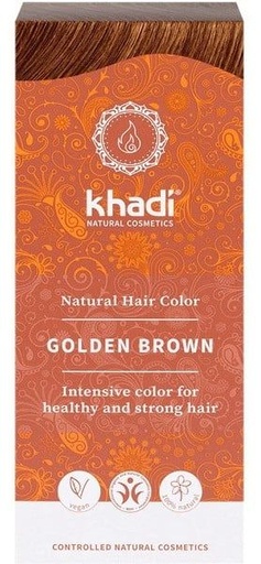 Khadi Tinte Vegetal Golden Brown - Castaño Dorado 100 g